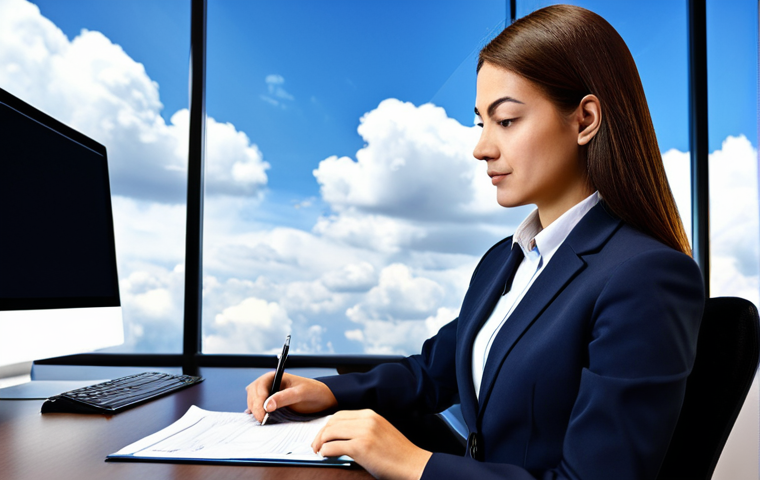 네트워크 실무에서 경험한 데이터 백업 및 복구 사례 - **Image Prompt:** A professional IT technician in a brightly lit server room, wearing a branded comp...