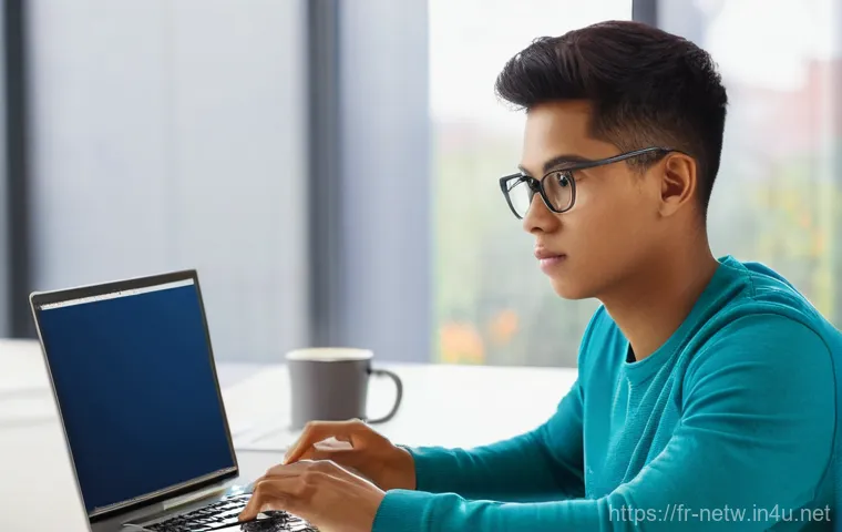 네트워크 실기 시험 대비 효과적인 시간 관리법 - **Prompt 1: Mastering the Network Exam Clock**
    A focused young adult, dressed in casual yet neat...