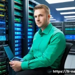 네트워크 실기 시험의 주요 과목별 공부 전략 - **Prompt 1: The Focused Network Architect in a Modern Lab**
"A professional network architect, a...