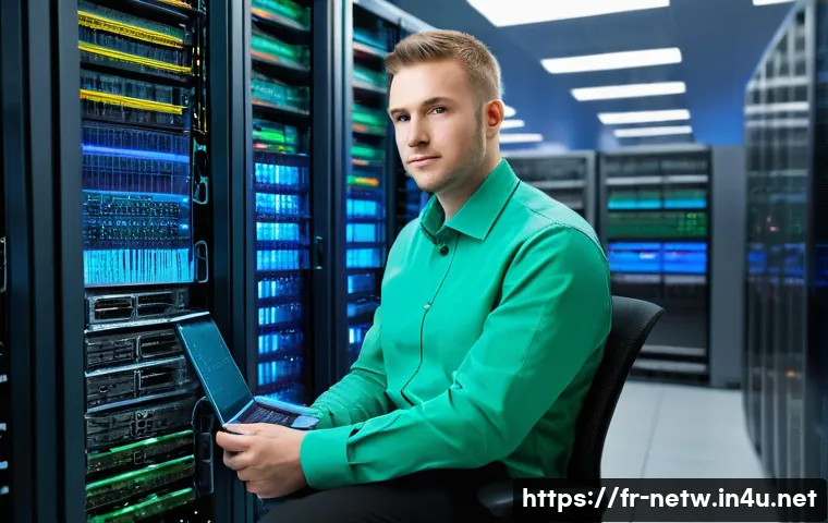 네트워크 실기 시험의 주요 과목별 공부 전략 - **Prompt 1: The Focused Network Architect in a Modern Lab**
"A professional network architect, a...